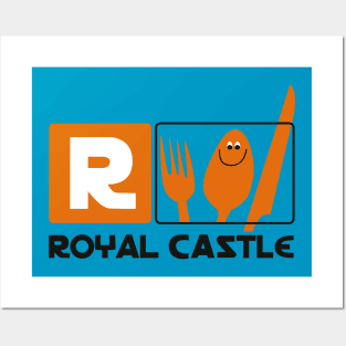 Royal Castle Hamburger Restaurant Retro Posters and Art